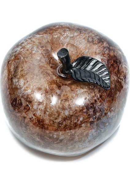 Dekoratif Amber Apple Heykel (16 Cm) fırsatları