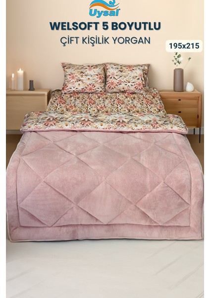 Welsoft 5 Boyutlu Yorgan Çift Kişilik