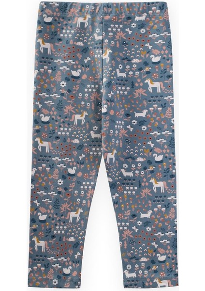 Tayt 2-10 Yaş Indigo Mavi