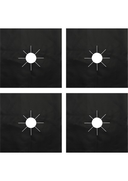 4 Brülör Kapağı, Yeniden Kullanılabilir Ocak Üstü Kapağı, Yapışmaz Brülör Astarı, Gazlı Ocak Için Isı Yalıtım Pedi (Yurt Dışından) fiyatları