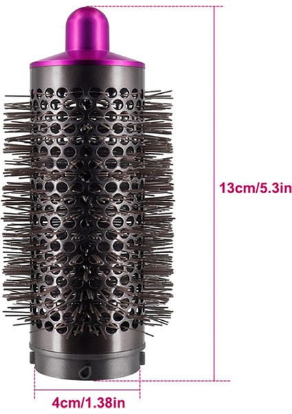 Dyson Airwrap Şekillendirici / Supersonic Saç Kurutma Makinesi Aksesuarları, Saç Kıvırma Aleti, Altın ve Gri Için Silindir Tarak ve Adaptör (Yurt Dışından) fiyatları