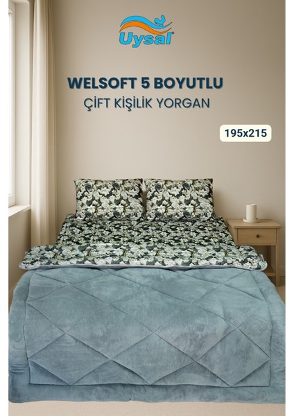 Welsoft 5 Boyutlu Yorgan Çift Kişilik