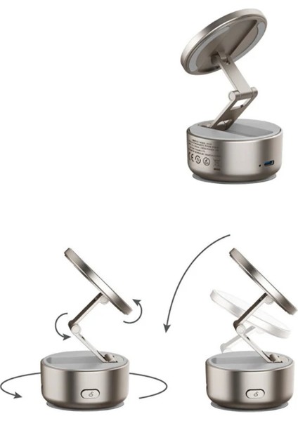 1-Snap Go Otomatik Vakumlu Manyetik Telefon Standı Titanium modelleri