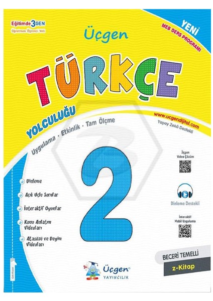 2. Sınıf Beceri Temelli Türkçe Yolculuğu Üçgen Yayınları