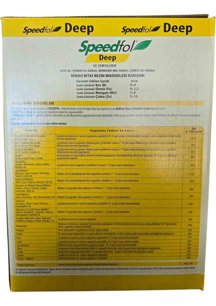 Speedfol - Deep 5kg Doktor Tarsa fiyatları