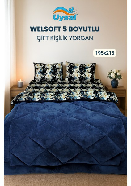 Welsoft 5 Boyutlu Yorgan Çift Kişilik