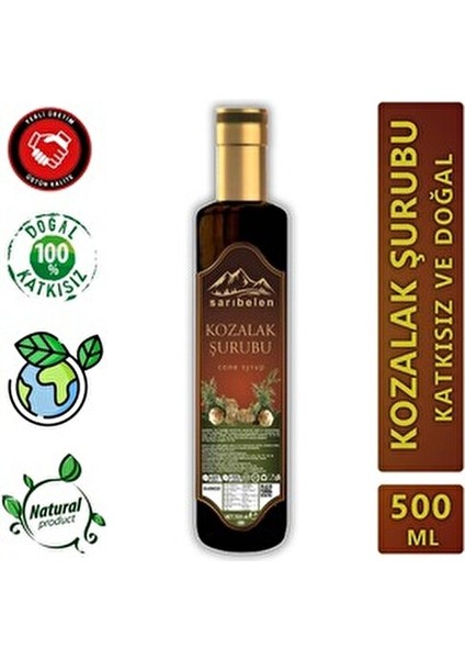 Kozalak Şurubu Doğal ve Katkısız 500 ml %4 Şekerli Keskin Aroma