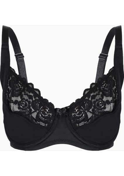 Siyah Lily Minimizer Toparlayıcı Sütyen