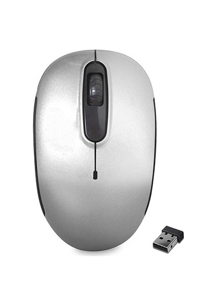 SMW-666 Gümüş USB 2.4 GHZ Optik Kablosuz Mouse 1500Dpı
