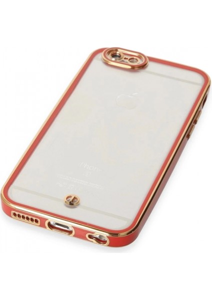 iPhone 6 Kılıf Liva Lens Silikon - Kırmızı fırsatları
