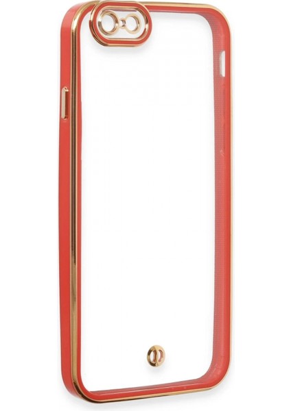 iPhone 6 Kılıf Liva Lens Silikon - Kırmızı indirimleri