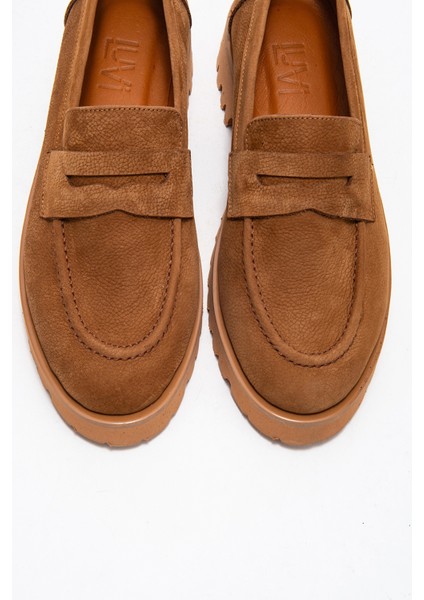 Vıonel Taba Nubuk Hakiki Deri Kadın Loafer Ayakkabı fiyatları