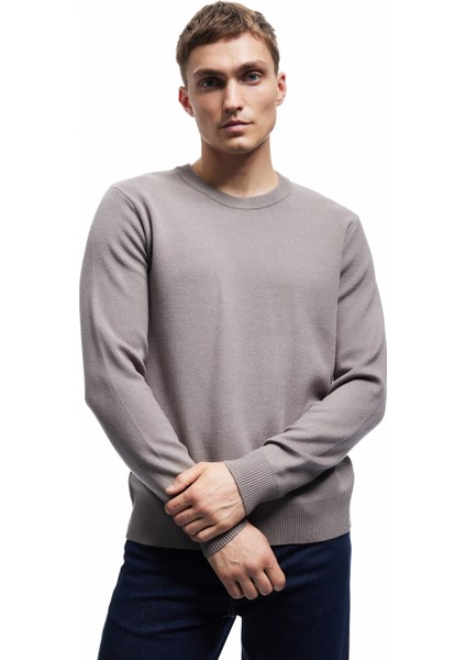 Uzun Kollu Bisiklet Yaka Basic Triko Kazak