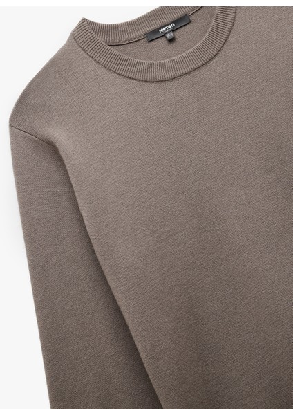 Uzun Kollu Bisiklet Yaka Basic Triko Kazak indirimleri