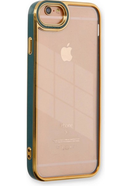 iPhone 6 Kılıf Liva Lens Silikon - Yeşil