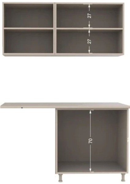 Hima Hazır Mutfak Dolabı – 140 Cm- Parlak--Beyaz Laminat Tezgah Dahil-Bulaşık Makinesi Yeri Mevcut fiyatları