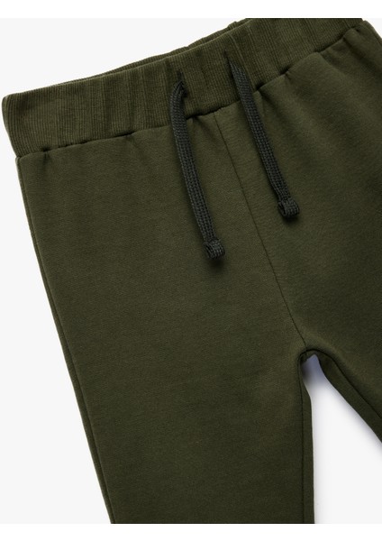 Pamuklu Beli Bağcıklı Basic Jogger Eşofman Altı modelleri