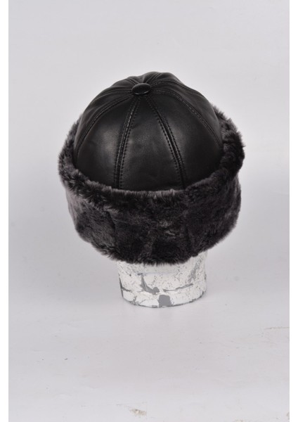 Hakiki Deri Kürklü Kalpak Bere Şapka Kışlık Unisex modelleri