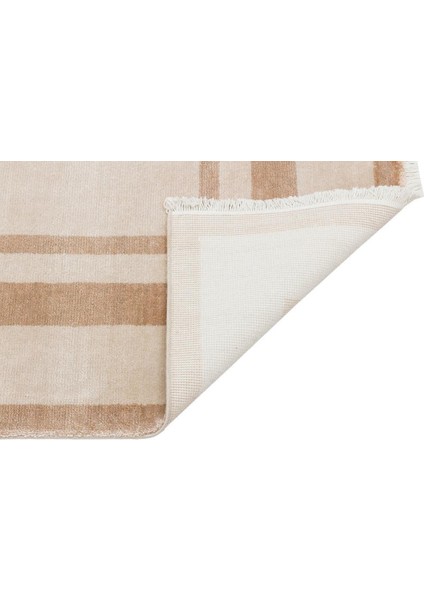 Vog 06 Beige Özel Tezgah Halısı Dayanıklı Natürel Iplikler ile Dokunmuş fırsatları