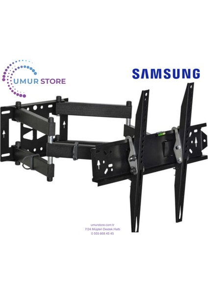 UE65U8000 65” Inc 4K UHD Smart Uydu Alıcılı Tv Hareketli Televizyon Duvar Askı Aparatı