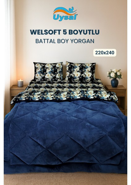 Welsoft 5 Boyutlu Battal Boy Yorgan