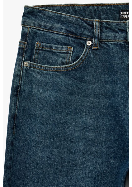 Pamuklu Normal Bel Tapered Fit Jean Pantolon - Joe Jean modelleri