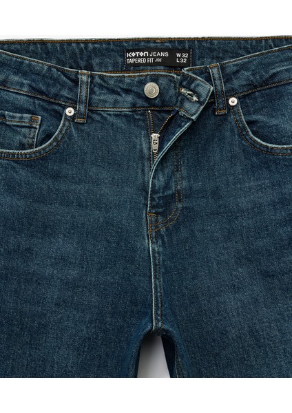 Pamuklu Normal Bel Tapered Fit Jean Pantolon - Joe Jean fırsatları