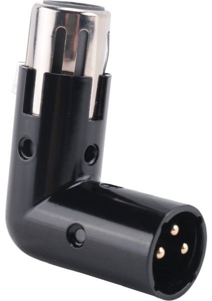 1 Adet Döndürülebilir Xlr Açı Adaptörü Çift Erkek ve Dişi L-Şekilli Konektör Metal Adaptörü 4 Ayarlanabilir Açı Konumuna Sahip (Yurt Dışından) indirimleri
