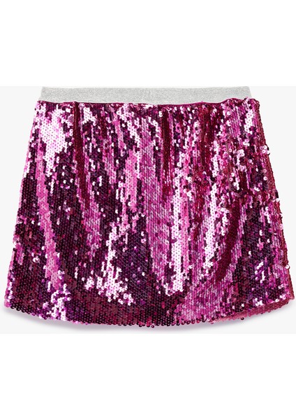 Pullu Payetli Beli Lastikli Etek fiyatları