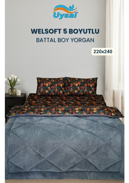 Welsoft 5 Boyutlu Battal Boy Yorgan