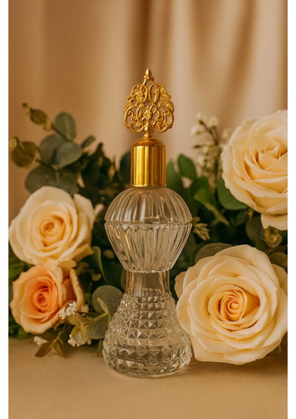 Osmanlı Motifli Cam Kolonya Şişesi – Rembox Altın Kapaklı Lüks Dekoratif Mutfak & Banyo Aksesuarı fiyatları