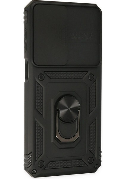 Samsung Galaxy M33 Kılıf Pars Lens Yüzüklü Silikon - Siyah fiyatları