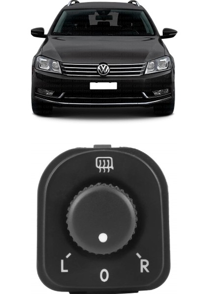 Vw Volkswagen Passat B7 2011-2014 Uyumlu Dış Dikiz Ayna Ayar Kumanda Düğmesi 1K0959565H