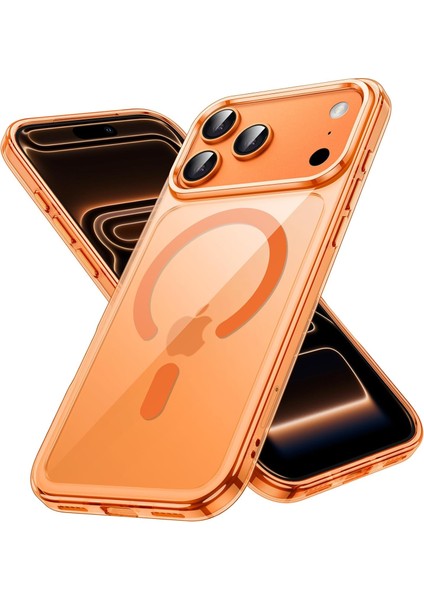 Apple iPhone 17 Pro Max Kılıf Magsafe Arkası Mat Kaymaz Koruyucu Kapak