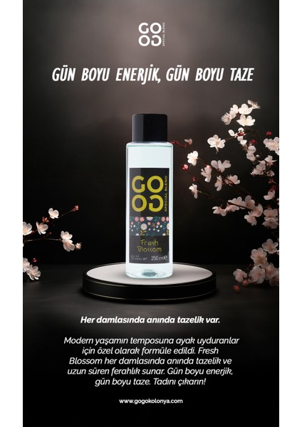 Gogo Fresh Blossom Kolonya 250ML Pet Şişe fiyatları