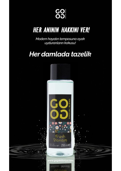 Gogo Fresh Blossom Kolonya 250ML Pet Şişe fırsatları