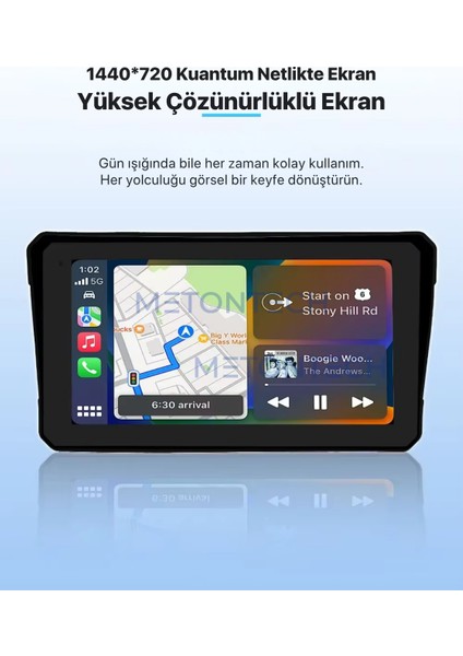 6 inç Motosiklet CarPlay Dokunmatik Ekran | Gps, Dokunmatik, IPX8 Suya Dayanıklı | Motor Carplay Ekran Android Auto indirimleri