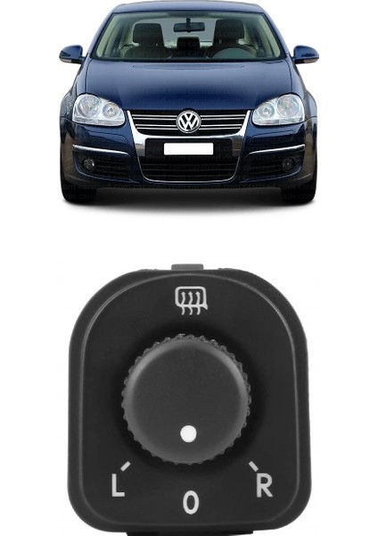 Vw Volkswagen Jetta Mk5 2006-2010 Uyumlu Dış Dikiz Ayna Ayar Kumanda Düğmesi 1K0959565H