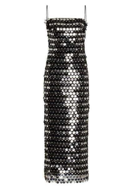 Pullu Payetli Ip Askılı Parlak Uzun Elbise, Mezuniyet Elbiseleri, Abiye Elbise