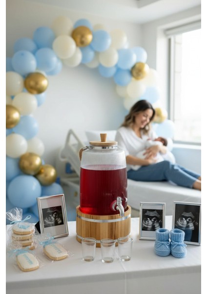 Melo - Bambu Kapak ve Ahşap Standlı Cam Sebil 3l fiyatları