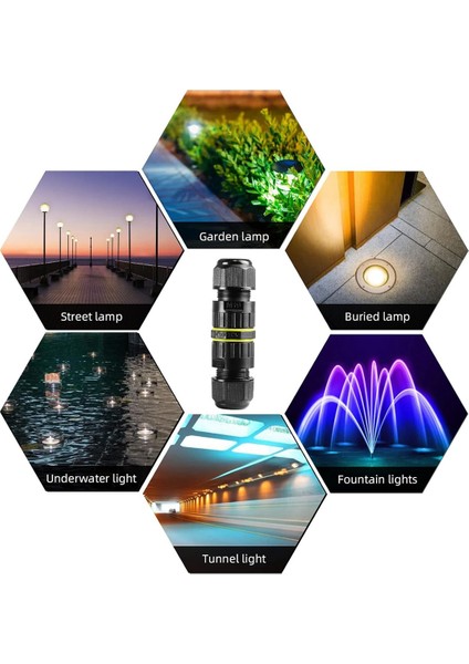 5pc IP68 Su Geçirmez 2 Yollu 3 Çekirdekli Bağlantı Kutusu Elektrik Kablo Konnektörü M16 Tel Aralığı (3,5-10MM), Açık Hava Onarım Kabloları (Yurt Dışından) indirimleri