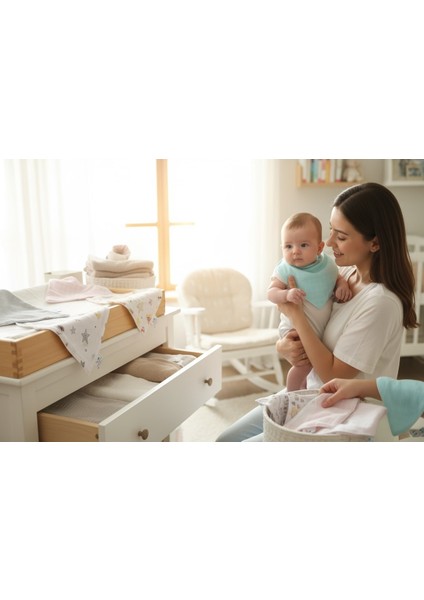 Önü Müslin Arkası Pazen Salya ve Mama Önlüğü, 10 Adet Kız Set, Fular Önlük, %100 Pamuk, 3 Çıtçıt Ayarlı fiyatları