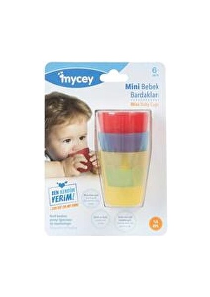 Mini Bebek Beslenme Bardakları 3 Adet modelleri