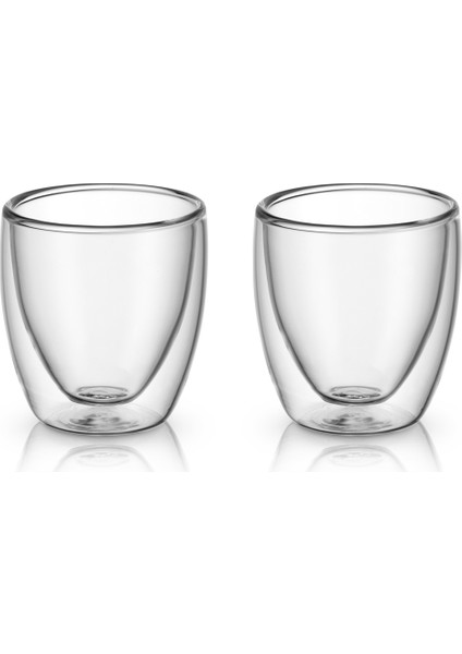 Çift Cidarlı 2'li Espresso Bardağı Seti
