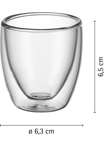 Çift Cidarlı 2'li Espresso Bardağı Seti fırsatları