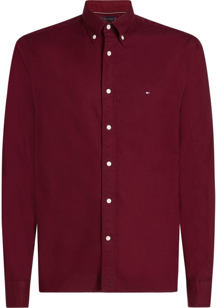 Flex Flannel Solıd Rf Shırt Erkek Mor Gömlek - MW0MW40469