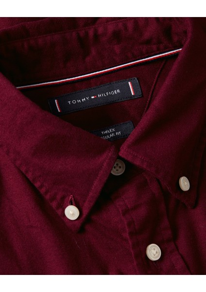 Flex Flannel Solıd Rf Shırt Erkek Mor Gömlek - MW0MW40469 fiyatları