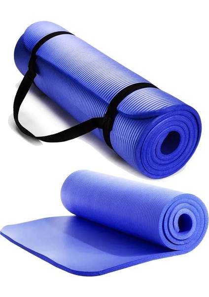 1 cm Pilates Minderi Taşıma Askılı Plates Yoga Matı Minderi Seti 10 mm Egersiz Mat