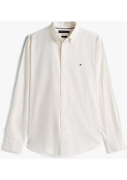 Flex Flannel Solıd Rf Shırt Erkek Beyaz Gömlek - MW0MW40469 indirimleri