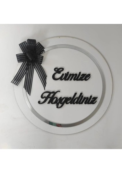 Ahşap Kapı Süsü Duvar Süsü, Duvar Dekoru Beyaz 24 cm fiyatları